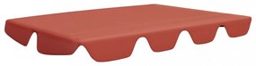 terrakotta csere ponyva kerti hintaágyhoz 150/130 x 105/70 cm