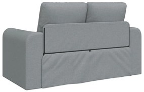 Floor Sofa Bed 2 az 1-ben Világosszürke 148x71x83 cm Bútor