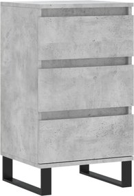 vidaXL betonszürke szerelt fa tálalószekrény 40 x 35 x 70 cm