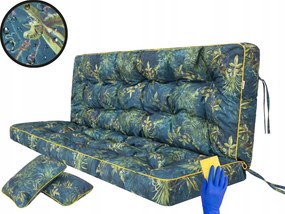 Kerti párna 150x105cm hintához, padhoz vízálló +párnák