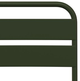 Összecsukható Kerti Székek 2 db Sötét Zöld 42x52x82 cm Porszórt Acél