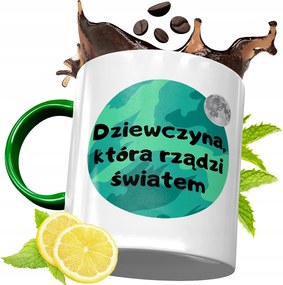 Zöld Bögre Feleség Barátnőjének Ajándék fényképes nyomattal