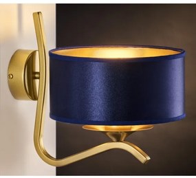 Jupiter 2115 - KASZMIR fali lámpa 1xE27/15W/230V kék/arany
