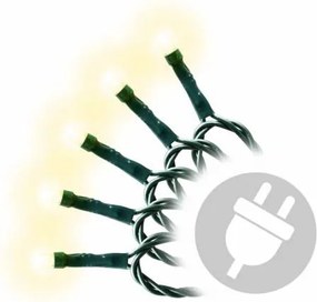 NEXOS Fényfüzér 200 LED Meleg fehér 18 m