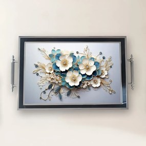 Üveg tálca, 38×24 cm – TPG9901