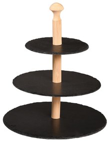 Kesper 38119 pala etager kerek 3 szintes , 30 x 34x 30 cm