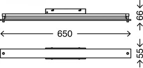 Briloner 2240-118 -LED Dimmelhető fürdőszobai tükörvilágítás LED/8W/230V IP44