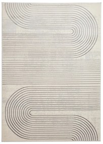 Világosszürke-krémszínű szőnyeg 80x150 cm Apollo – Think Rugs