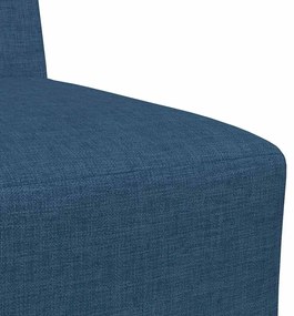 Karfa Nélküli Modularis Kanapé Egység 3 pcs Kék 55 x 74 x 82 cm