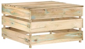 2 db impregnált fenyőfa kerti raklapasztal