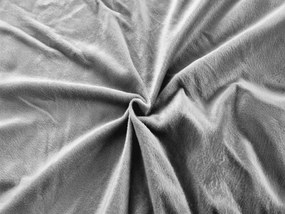 Mikroplüss lepedő NOLVIA 90x200 cm világosszürke