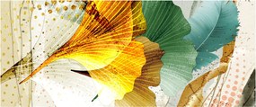 Kép - Levelek (120x50 cm)