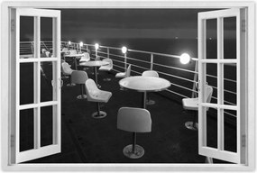 Poszterek 90x60 Kávézó a tengerparton