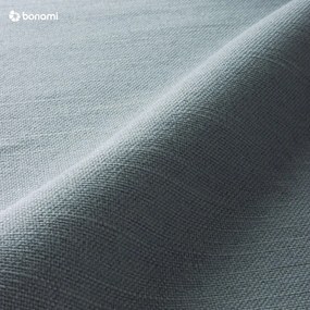 Világoskék kárpitozott franciaágy tárolóhellyel ágyráccsal 160x200 cm Lotte – Meise Möbel