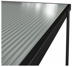 Fekete könyvespolc tölgyfa dekorral 79x117 cm Wainwright - Queer Eye