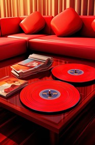 Poszter 56,6x86,4cm Piros nappali vibráció