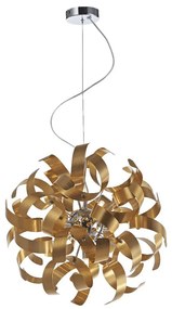 PREZENT 64349 RIBBON Glamour Függesztett Lámpa Króm, Réz G9 IP20