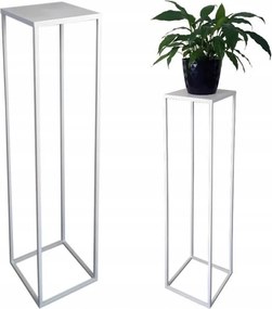 Modern Loft virágágyás Fehér Simple 005/K-12-1P-100B