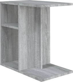 vidaXL szürke sonoma színű szerelt fa kisasztal 50x30x50 cm