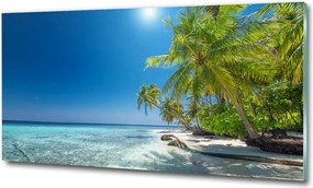 Fotó üvegkép Vízesés az erdőben 100x70