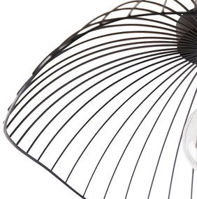 Design mennyezeti lámpa fekete 50 cm - Pua