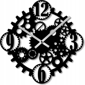 Falióra 60cm Fa Falióra Nagy Fekete Csendes Mechanizmus