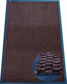 Lábtörlő Bemeneti Oslo 80x120cm Gumi Textil Univerzális Barna