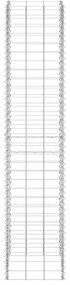 3 db vas gabion magaságyás 30 x 30 x 150 cm