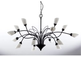 Jupiter 2057 - Láncos csillár GLORIOSA 15xG9/14W/230V fekete