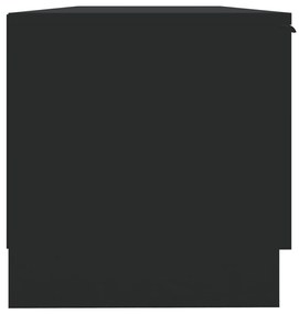 fekete szerelt fa TV-szekrény 102 x 35 x 36,5 cm