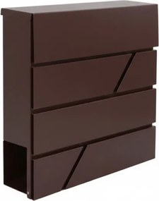 Fém postaláda (barna)