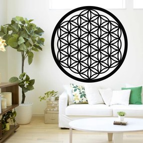 Mandala fa falfestmény | Élet virága