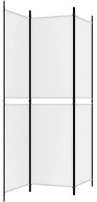 fehér 3 paneles szövetparaván 300x180 cm
