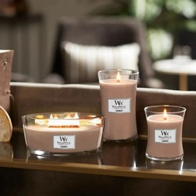 WoodWick Illatosító gyertya nagy vázában Cashmere,609 g