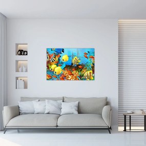 Kép - színes korallzátony (90x60 cm)