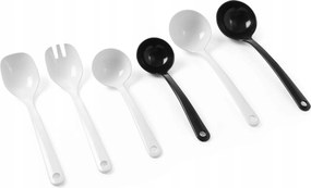 Merőkanál Levesekhez És Szószokhoz Melaminból Fekete Nagy Váza Kanál