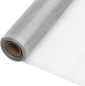 vidaXL ezüstszínű alumíniumháló 80 x 2000 cm
