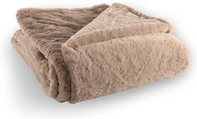 Barna műszőrme takaró 150x200 cm Ruby – Tiseco Home Studio