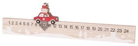 Fa adventi naptár Autó, 40 cm