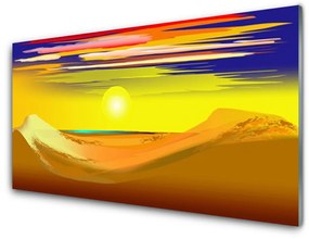 Üvegkép Desert Sun Art 120x60cm