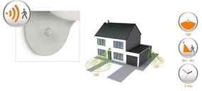 Philips 17808/87/16-LED Napelemes lámpa érzékelővel MYGARDEN DUSK 1xLED/1W/3,7V