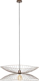 Okos függőlámpa sötét bronz színben, dupla búrával, Wifi G95-tel - Pua