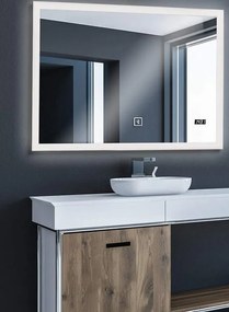 AQUAMARIN Fürdőszobatükör LED SP03 80 x 60 cm 20 W