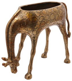 Zsiráf Alakú Jégvödör Sárgaréz - 49x22x39 cm Alumínium