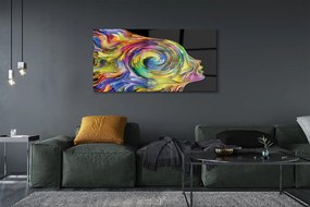 Üvegképek Nő színes kép 120x60cm