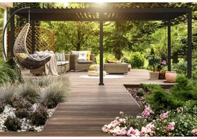 Reflect kerti pergola antracit 3x6 m