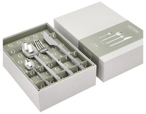 Ezüstszínű rozsdamentes acél evőeszköz készlet 16 db-os Norm – Gense