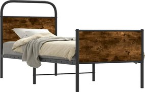 vidaXL ágykeret matrac nélkül 80x200 cm sonoma tölgyfa műfa
