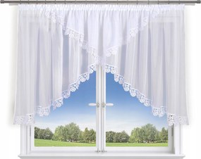 Kész függöny 400x160,két spicc,gipsz 5cm és 8cm