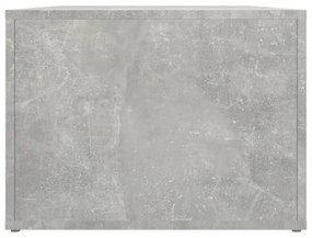 betonszürke szerelt fa dohányzóasztal 80 x 50 x 36 cm